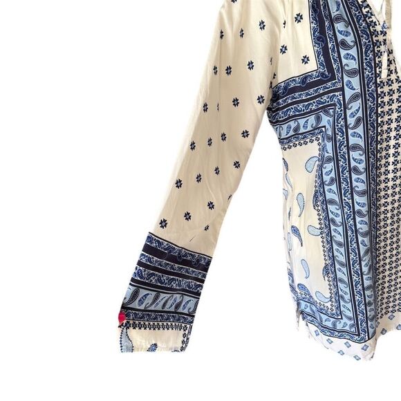 Tommy Bahama Blue Paisley Swimsuit Coverup Tunic Size Small - Picture 4 of 10